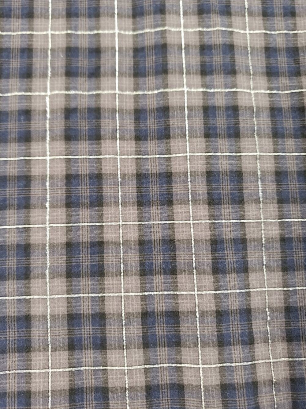 Express Plaid Ruffle Blouse Size L Preppy Workwear Button Front Top - Picture 4 of 9